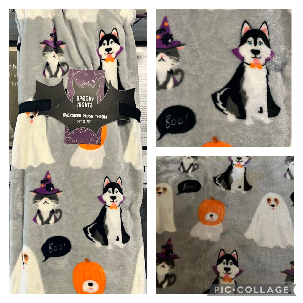 Image of Halloween Husky Blanket