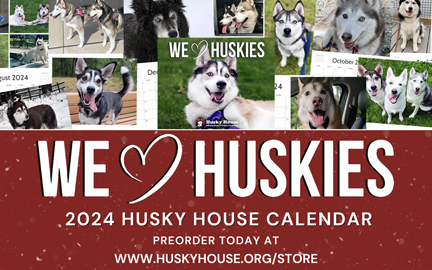 Image of 2024 We Heart Huskies Calendar