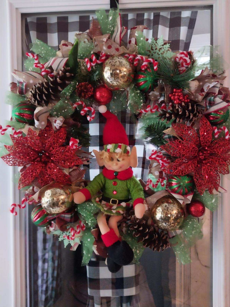 Image of Holiday Elf Wreath