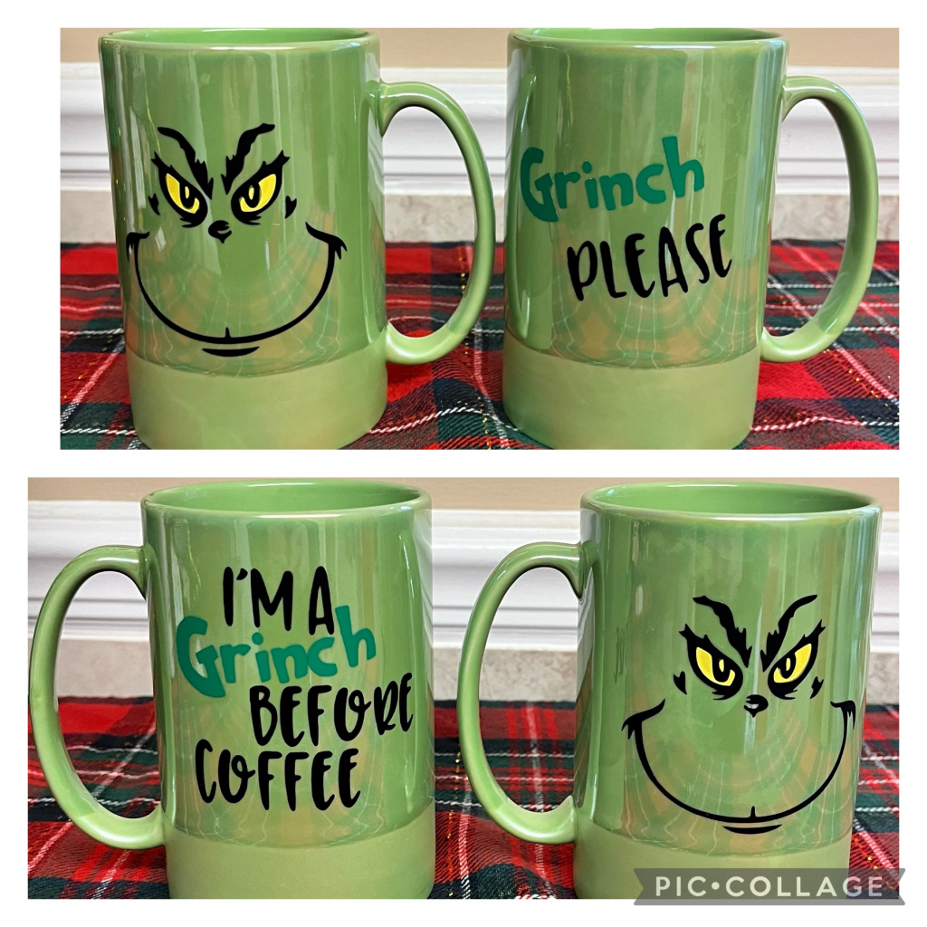Image of Shimmer Green Grinch Mugs