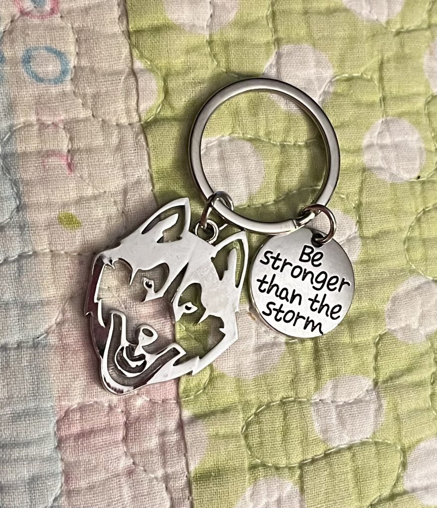 Image of Husky Keychain -stronger then the storm