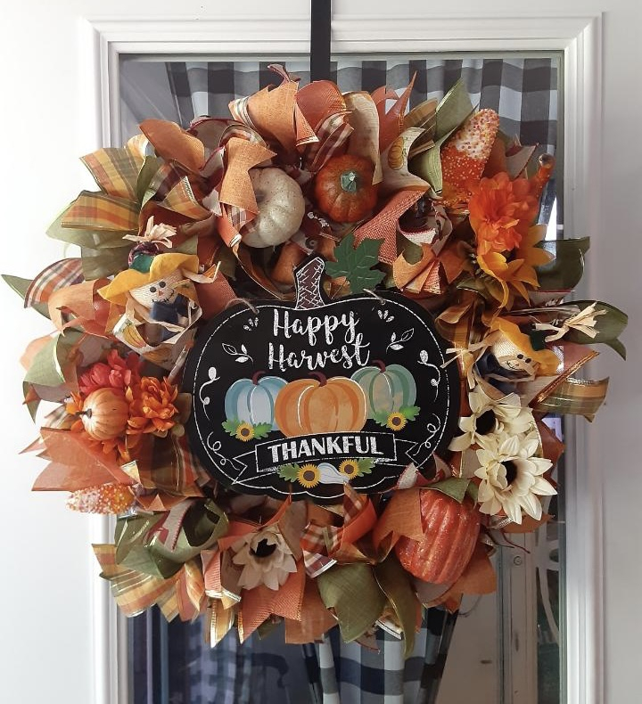 Image of Happy Harvest Wreath